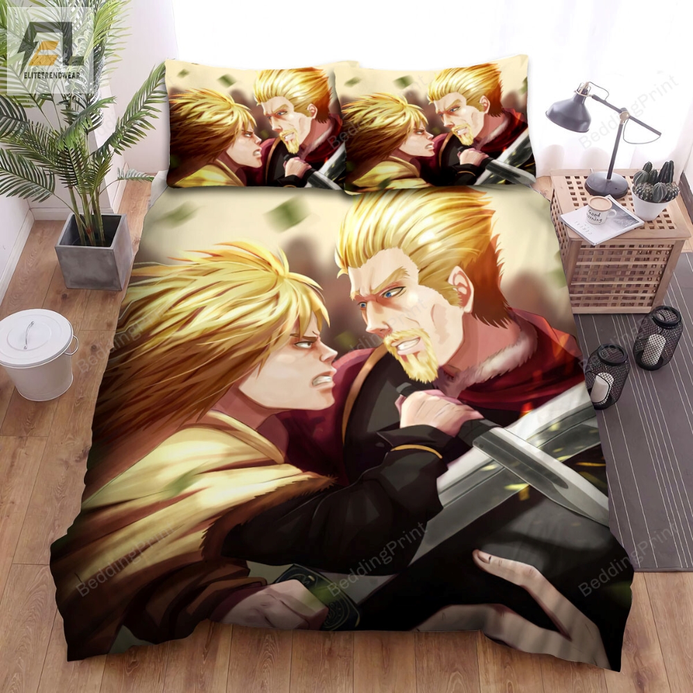 Vinland Saga Movie Digital Art 1 Bed Sheets Duvet Cover Bedding Sets 