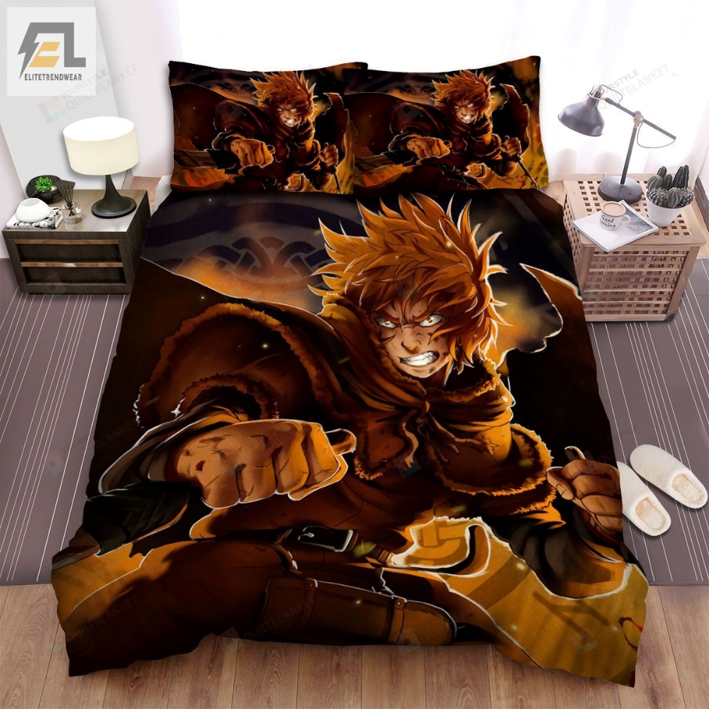 Vinland Saga Anime Thorfinn Bed Sheets Spread Comforter Duvet Cover Bedding Sets 