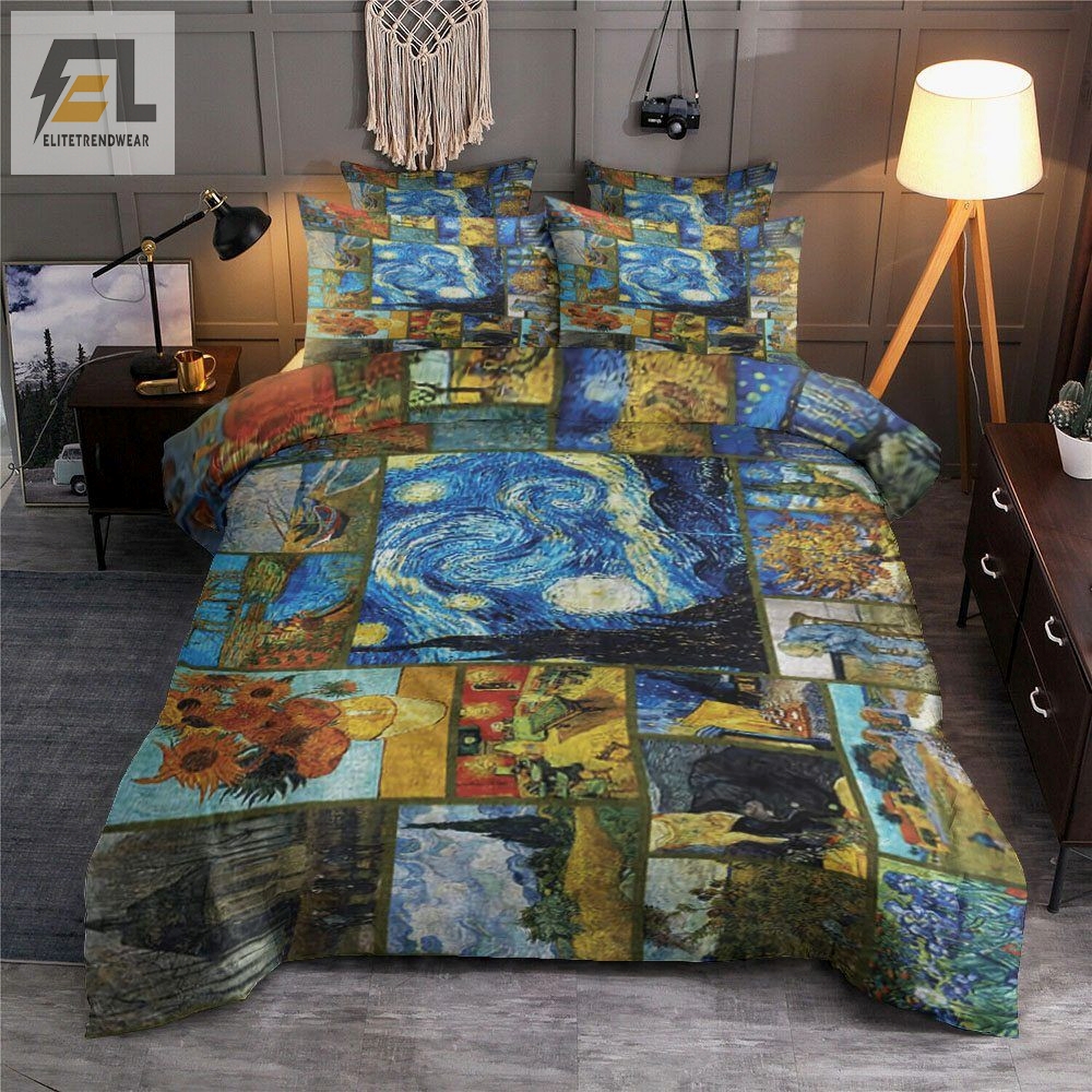 Vincent Van Gogh Artworks Bedding Set Duvet Cover  Pillow Cases 