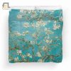 Vincent Van Gogh Almond Blossoms At St. Remy Duvet Cover Bedding Set elitetrendwear 1