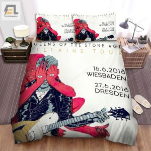 Villains Tour Queens Of The Stone Age Bed Sheets Duvet Cover Bedding Sets elitetrendwear 1 1