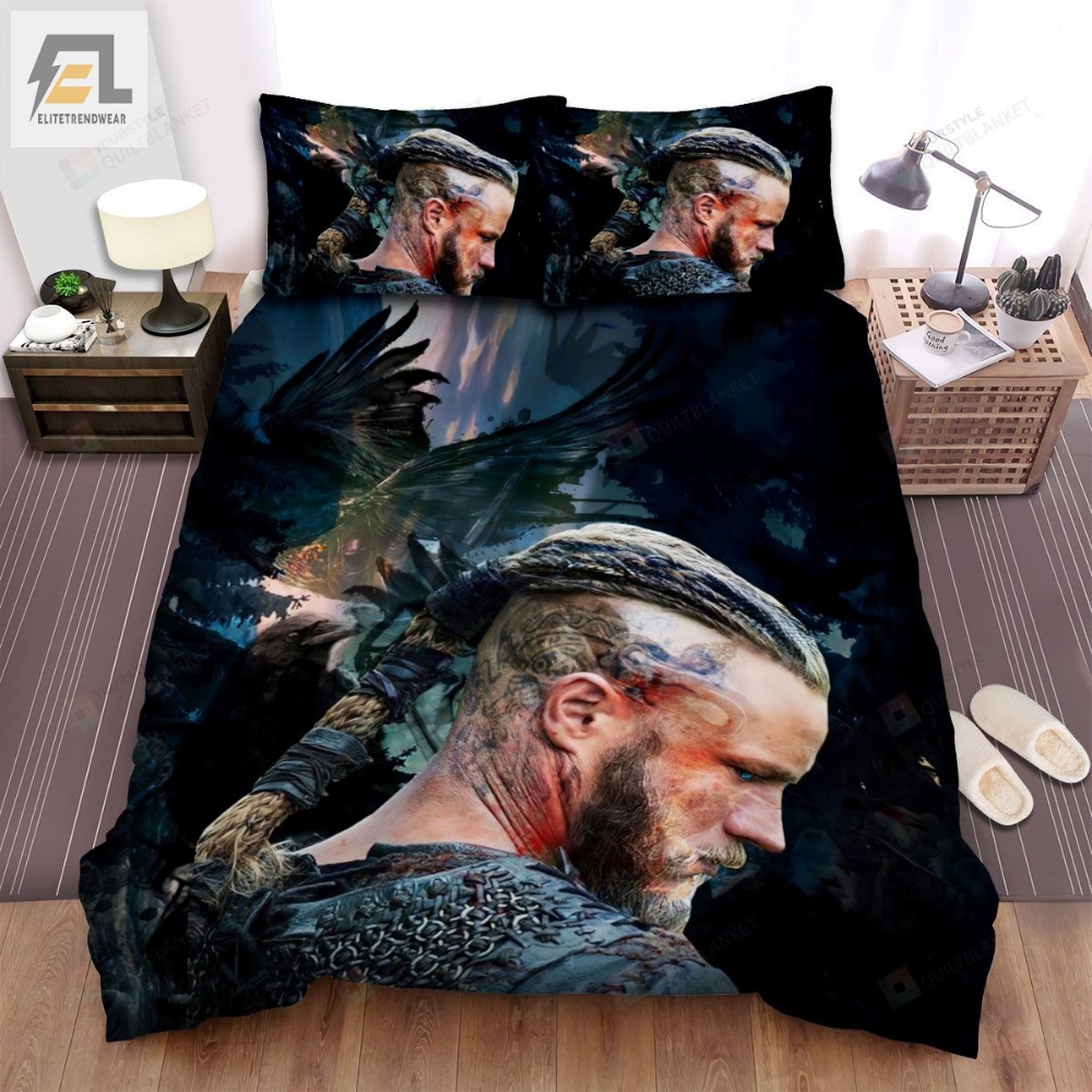 Vikings Ubbe Poster Art Bed Sheets Spread Comforter Duvet Cover Bedding Sets 