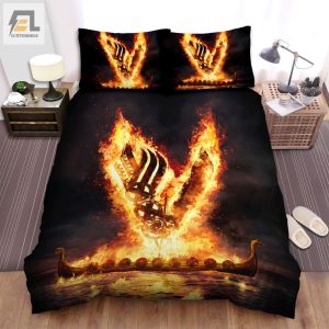 Vikings Symbol Poster Bed Sheets Spread Comforter Duvet Cover Bedding Sets elitetrendwear 1 1