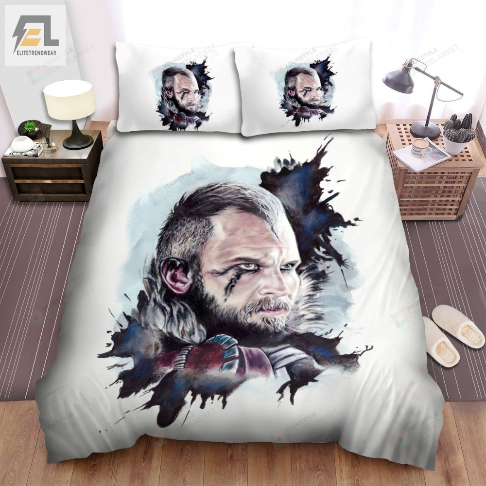 Vikings Movie Art 2 Bed Sheets Spread Comforter Duvet Cover Bedding Sets 