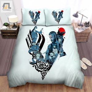 Vikings Movie Art 3 Bed Sheets Spread Comforter Duvet Cover Bedding Sets elitetrendwear 1 1