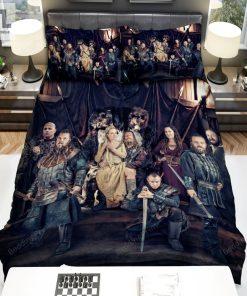Vikingane 2016A2020 Main Actors Poster Ver 1 Bed Sheets Duvet Cover Bedding Sets elitetrendwear 1 1