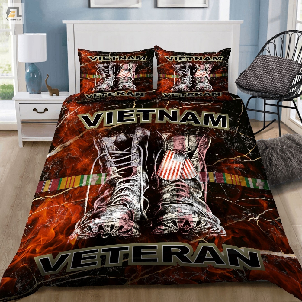 Vietnam Veteran Bed Sheets Duvet Cover Bedding Sets 