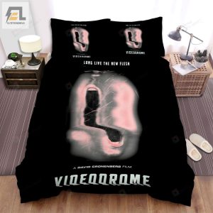 Videodrome Long Give The New Flesh Movie Poster Bed Sheets Spread Comforter Duvet Cover Bedding Sets elitetrendwear 1 1