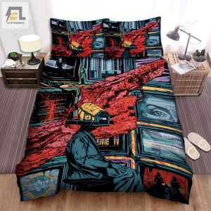 Videodrome Spectacular Optical Movie Art Picture Bed Sheets Spread Comforter Duvet Cover Bedding Sets elitetrendwear 1 1