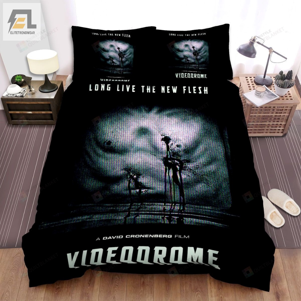 Videodrome A David Cronenberg Film Movie Poster Bed Sheets Spread Comforter Duvet Cover Bedding Sets 