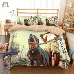 Video Game Gta 5 3D Printed Duvet Cover Bedding Set elitetrendwear 1 1