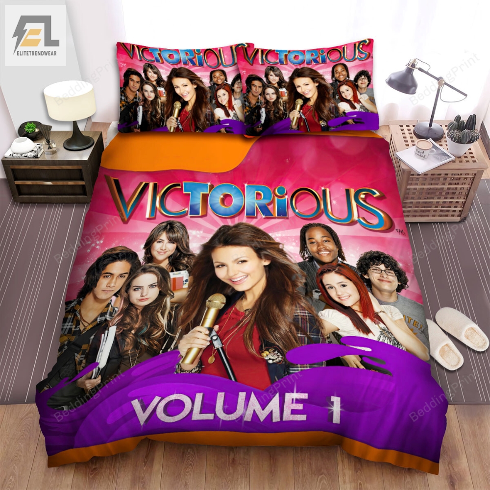 Victorious Movie Poster 1 Bed Sheets Duvet Cover Bedding Sets 
