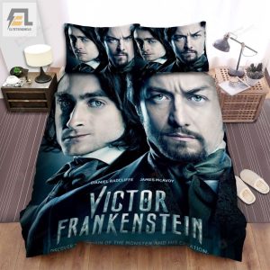 Victor Frankenstein 2015 Movie Poster Bed Sheets Spread Comforter Duvet Cover Bedding Sets elitetrendwear 1 1