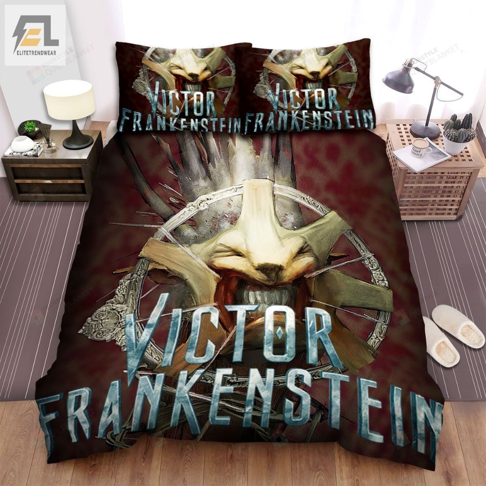 Victor Frankenstein 2015 Movie Illustration 4 Bed Sheets Spread Comforter Duvet Cover Bedding Sets 