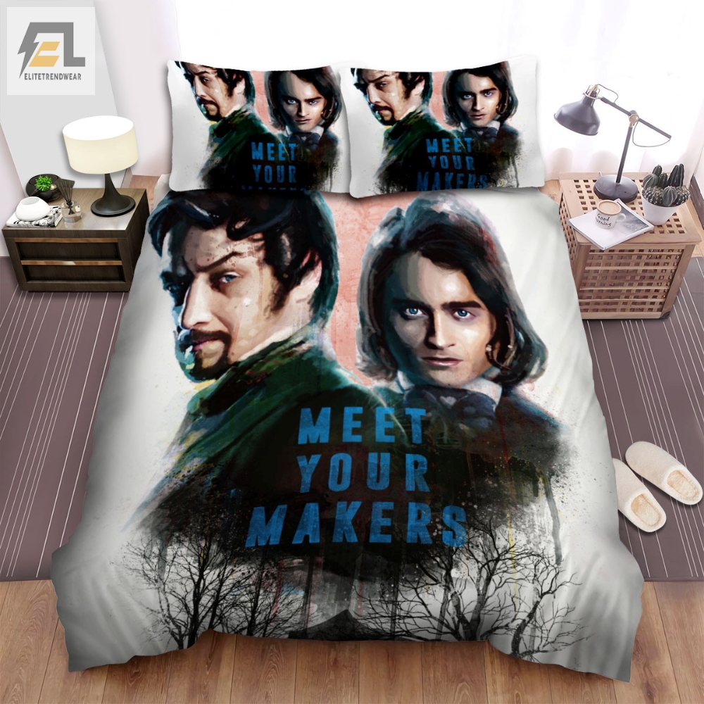 Victor Frankenstein 2015 Movie Illustration 3 Bed Sheets Spread Comforter Duvet Cover Bedding Sets 