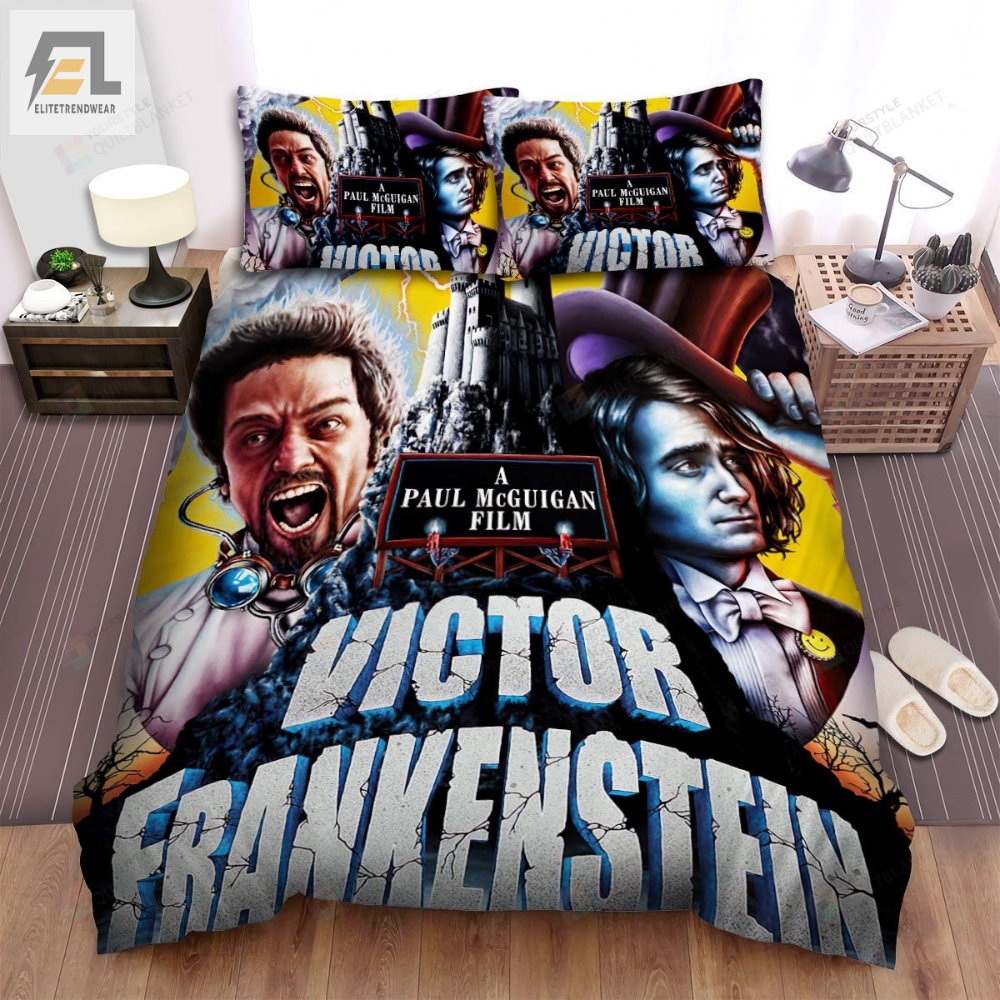 Victor Frankenstein 2015 Movie Digital Art Bed Sheets Spread Comforter Duvet Cover Bedding Sets 