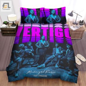 Vertigo Bands Midnight Fusic Bed Sheets Duvet Cover Bedding Sets elitetrendwear 1 1