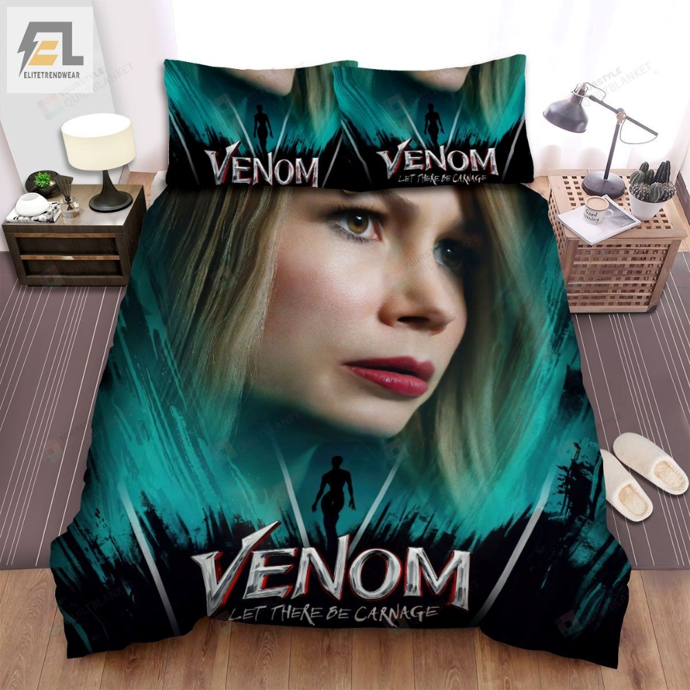 Venom Let There Be Carnage Movie Venom Poster Bed Sheets Spread Comforter Duvet Cover Bedding Sets 