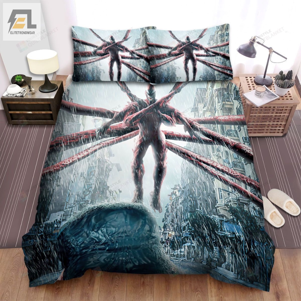 Venom Let There Be Carnage Movie Rainy Art Bed Sheets Spread Comforter Duvet Cover Bedding Sets 