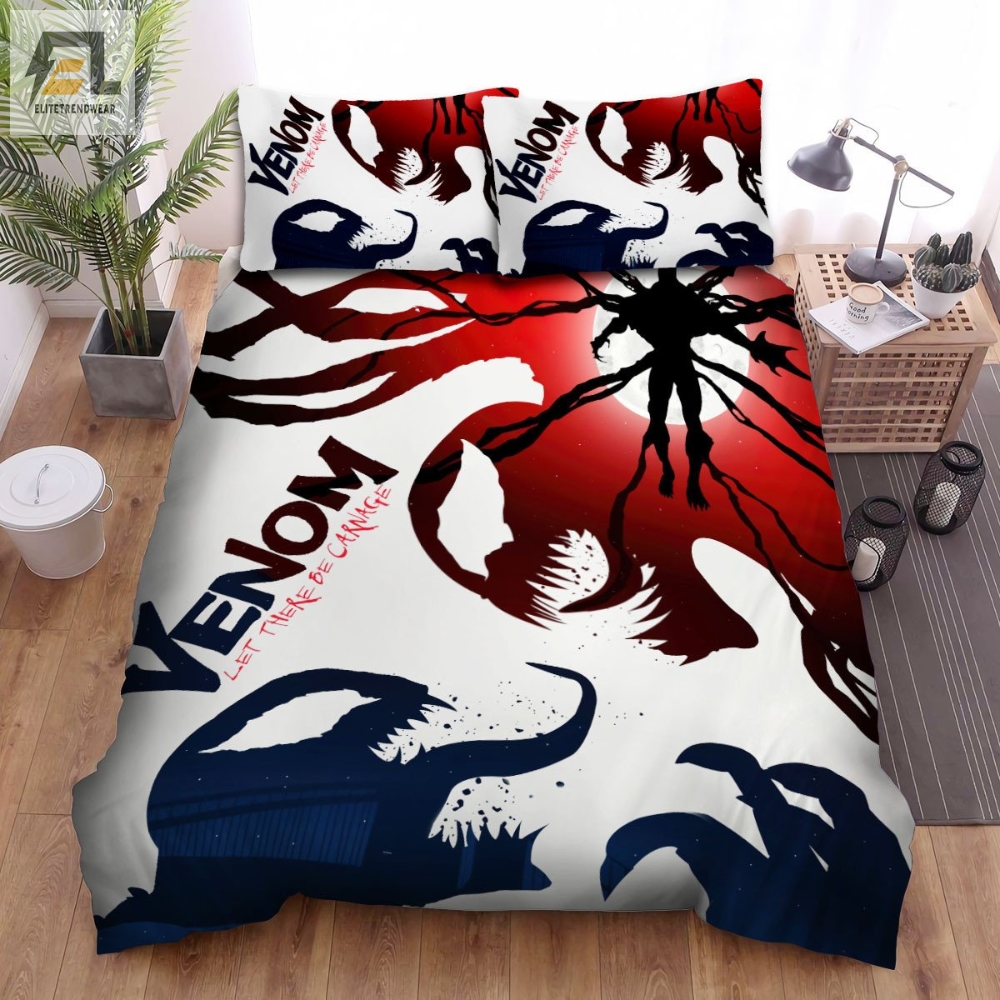 Venom Let There Be Carnage Movie In Controversy Bed Sheets Duvet Cover Bedding Sets 