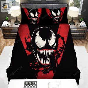 Venom Symbiote Bed Sheets Duvet Cover Bedding Sets elitetrendwear 1 1