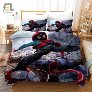 Venom Miles Morales Duvet Cover Bedding Set elitetrendwear 1 1