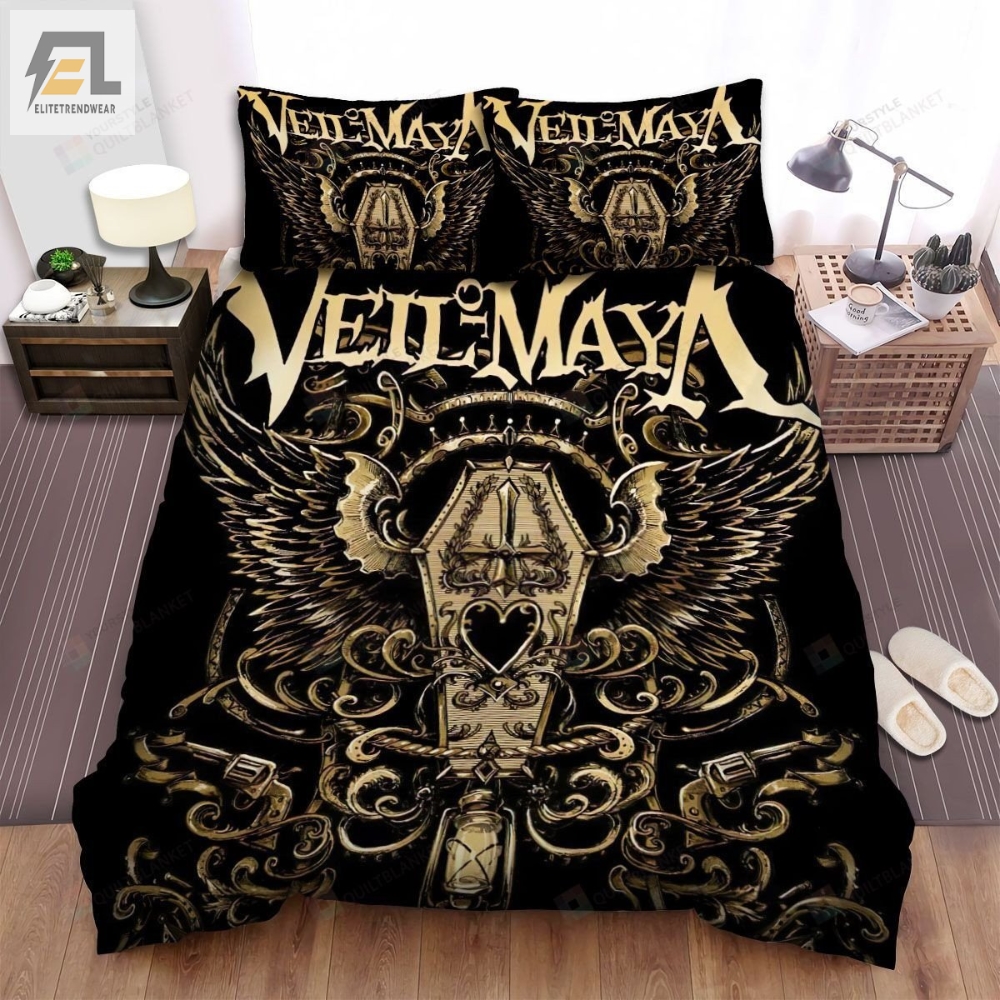 Veil Of Maya Band Symbol Bed Sheets Spread Comforter Duvet Cover Bedding Sets 