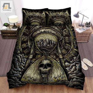 Veil Of Maya Band Skullcap Bed Sheets Spread Comforter Duvet Cover Bedding Sets elitetrendwear 1 1