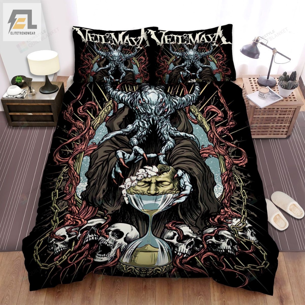 Veil Of Maya Band Horror Bed Sheets Spread Comforter Duvet Cover Bedding Sets 