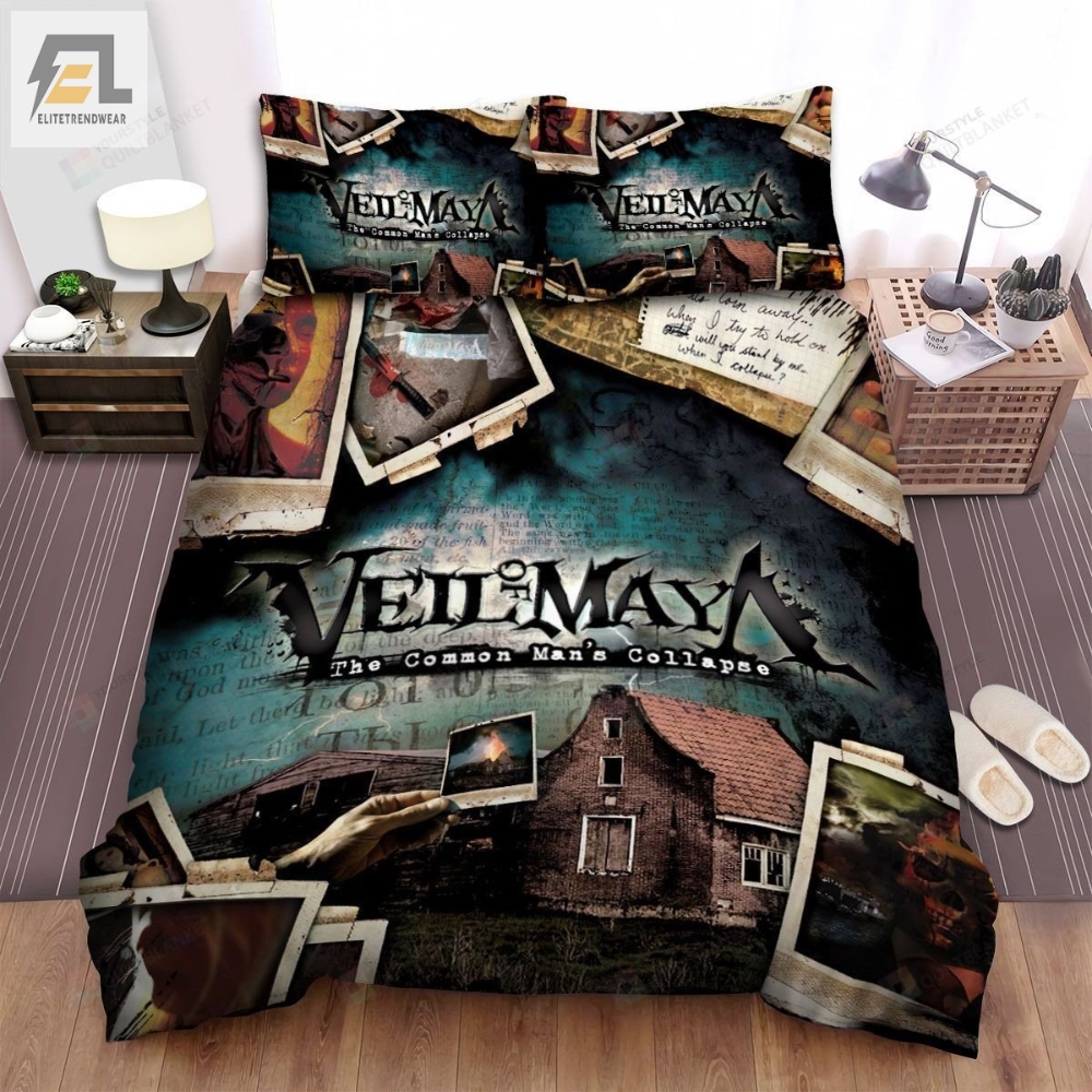 Veil Of Maya Band Album Veil Of Maya The Common Manâs Collapse Bed Sheets Spread Comforter Duvet Cover Bedding Sets 