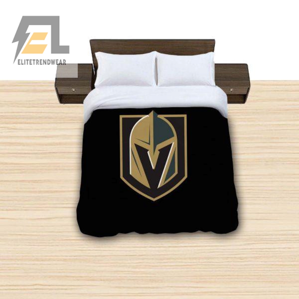 Vegas Golden Knights Nhl Team Reversible Duvet Coversthrow Queen And King Bed Dc907 