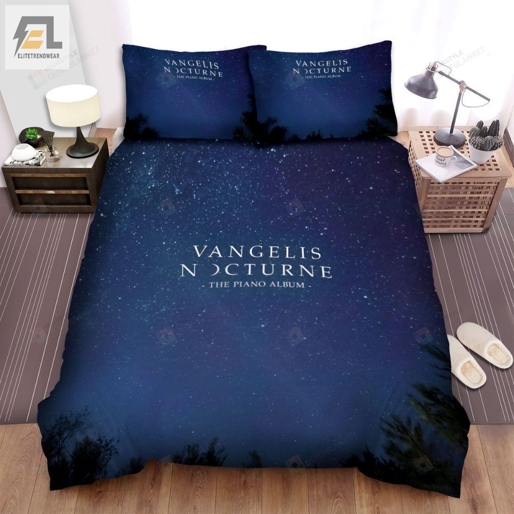 Vangelis Nocturne The Piano Album Bed Sheets Spread Comforter Duvet Cover Bedding Sets 