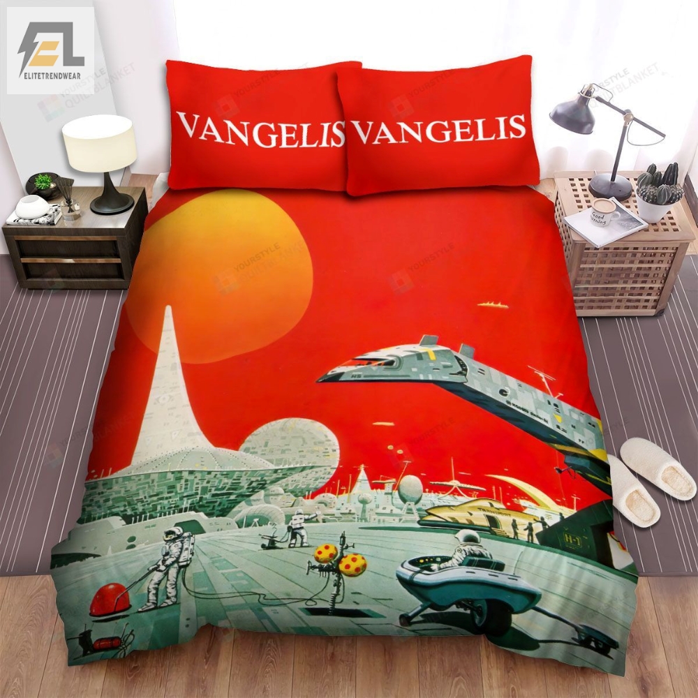 Vangelis Hypothesis Album Music Bed Sheets Spread Comforter Duvet Cover Bedding Sets 