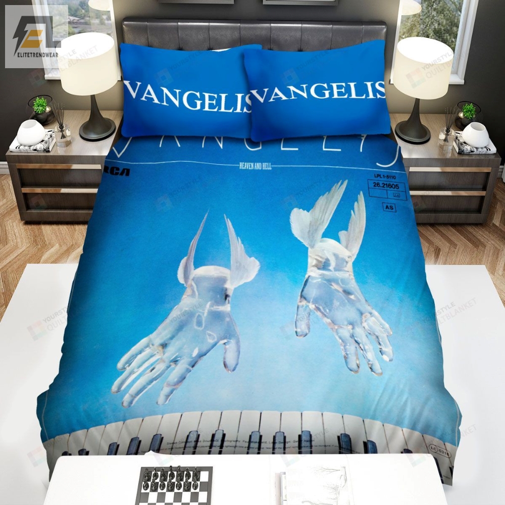 Vangelis Heaven And Hell Album Music Bed Sheets Spread Comforter Duvet Cover Bedding Sets 