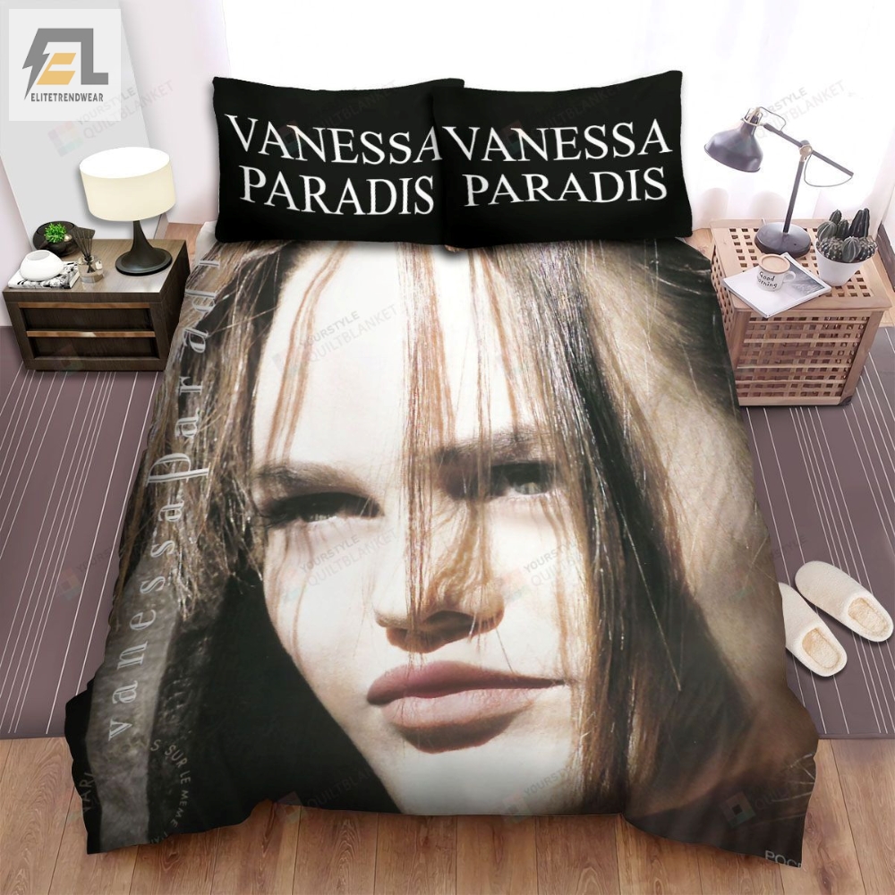 Vanessa Paradis Variations Sur Le Meme Tâaime Album Cover Bed Sheets Spread Comforter Duvet Cover Bedding Sets 