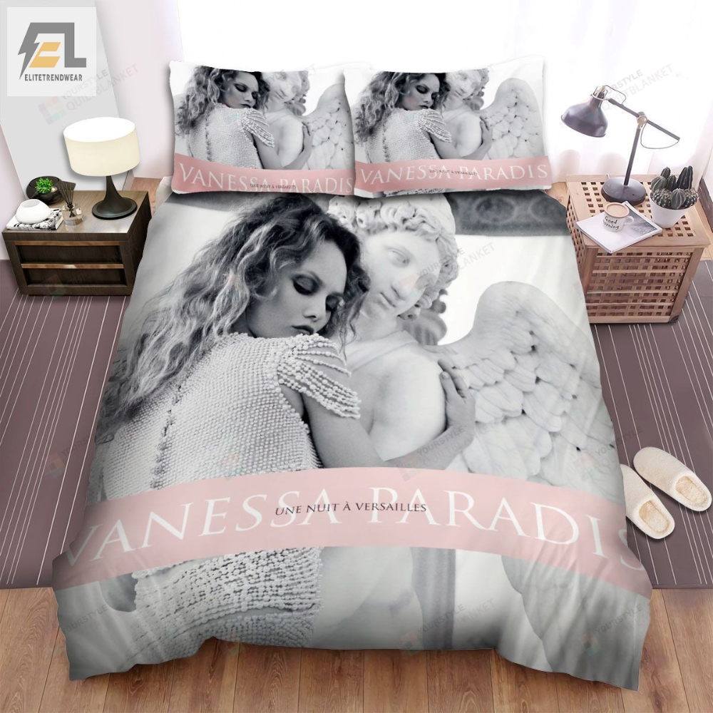 Vanessa Paradis Une Nuit Versailles Album Cover Bed Sheets Spread Comforter Duvet Cover Bedding Sets 