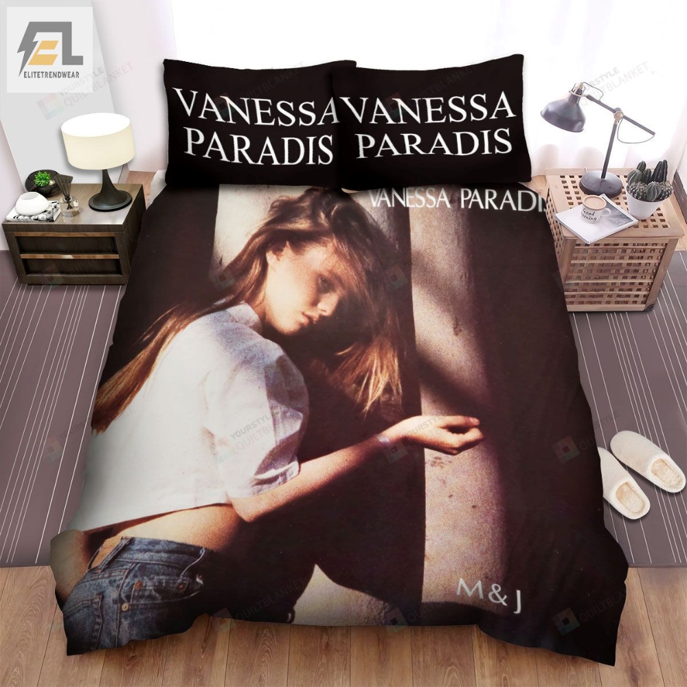 Vanessa Paradis Mj Album Cover Bed Sheets Spread Comforter Duvet Cover Bedding Sets 