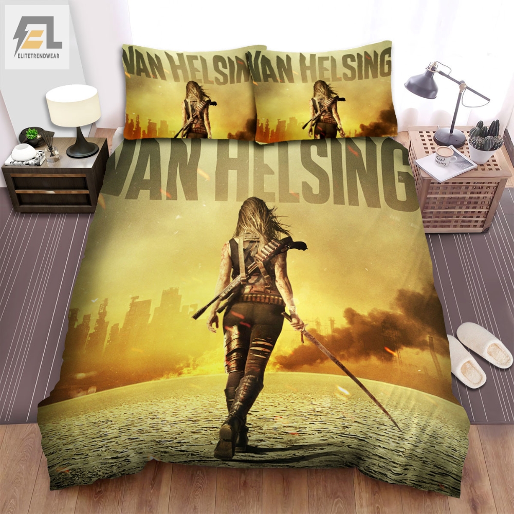 Van Helsing 20162021 From The Producers Of Fargo And Hell On Wheels Movie Poster Bed Sheets Spread Comforter Duvet Cover Bedding Sets 