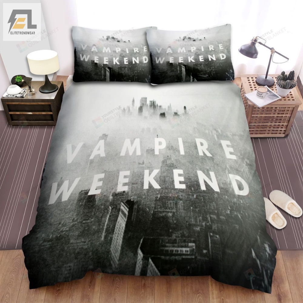 Vampire Weekend Band Foggy Bed Sheets Spread Comforter Duvet Cover Bedding Sets 