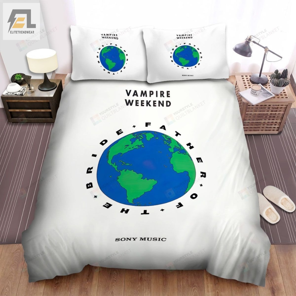 Vampire Weekend Band Globe Bed Sheets Spread Comforter Duvet Cover Bedding Sets 