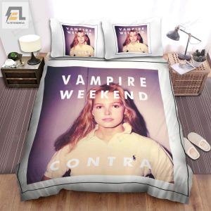 Vampire Weekend Band Contra Bed Sheets Spread Comforter Duvet Cover Bedding Sets elitetrendwear 1 1