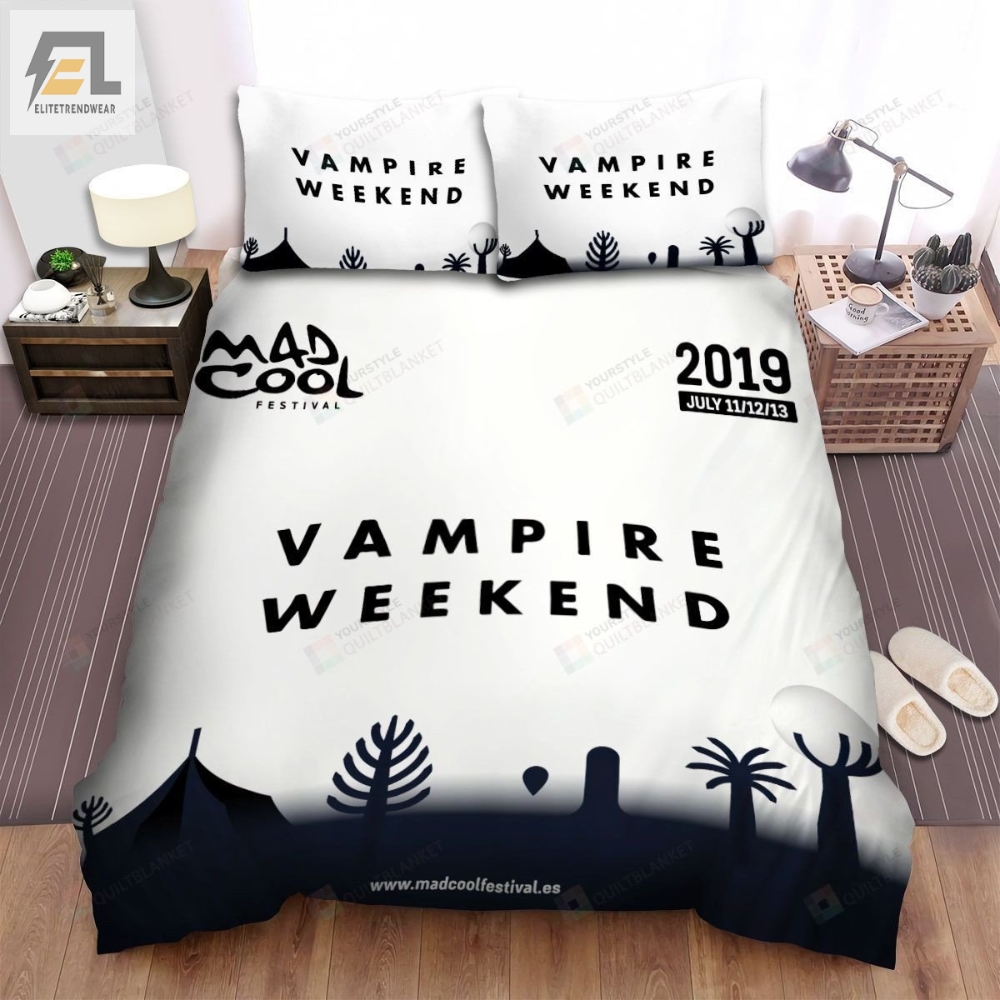 Vampire Weekend Band Festival 2019 Bed Sheets Spread Comforter Duvet Cover Bedding Sets 