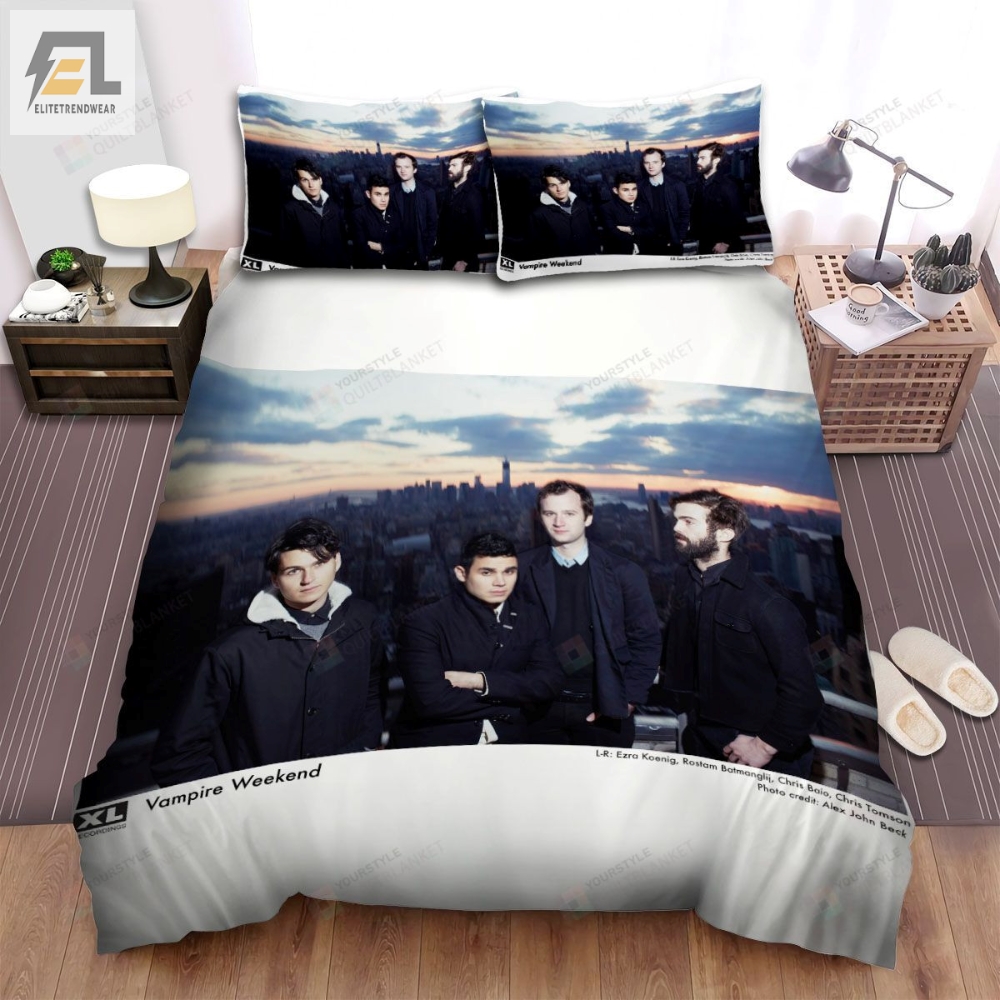 Vampire Weekend Band City Bed Sheets Spread Comforter Duvet Cover Bedding Sets 