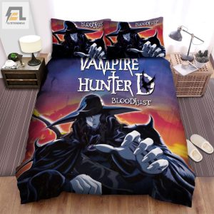 Vampire Hunter D Bloodlust Movie Poster 2 Bed Sheets Spread Comforter Duvet Cover Bedding Sets elitetrendwear 1 1