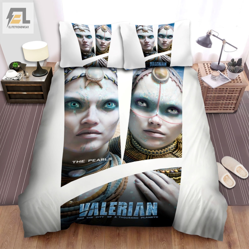 Valerian And The City Of A Thousand Planets 2017 Movie The Pearls Bed Sheets Spread Comforter Duvet Cover Bedding Sets 