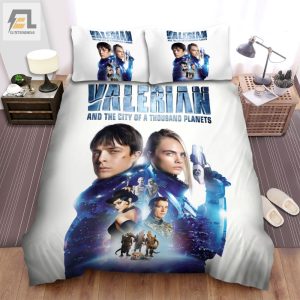 Valerian And The City Of A Thousand Planets 2017 Movie Poster Iii Bed Sheets Spread Comforter Duvet Cover Bedding Sets elitetrendwear 1 1