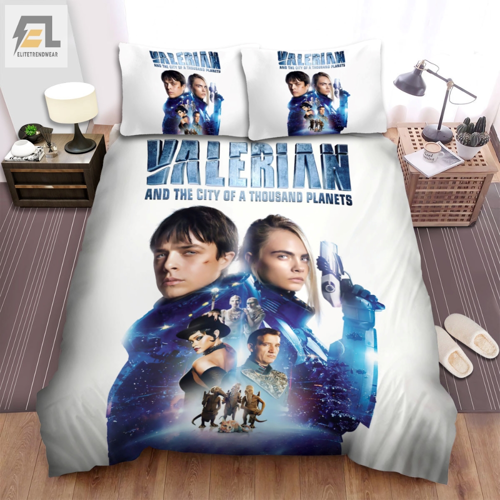 Valerian And The City Of A Thousand Planets 2017 Movie Poster Iii Bed Sheets Spread Comforter Duvet Cover Bedding Sets 