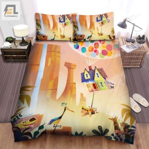 Up Movie Key Art Bed Sheets Spread Duvet Cover Bedding Sets elitetrendwear 1 1