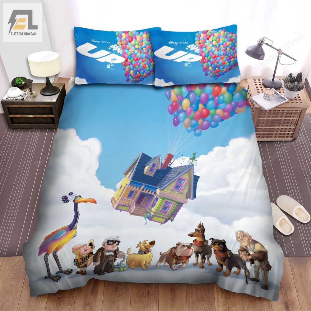 Up Movie House Fly Photo Bed Sheets Duvet Cover Bedding Sets 