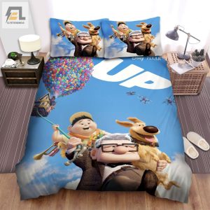 Up Movie Happy Poster Bed Sheets Spread Comforter Duvet Cover Bedding Sets elitetrendwear 1 1